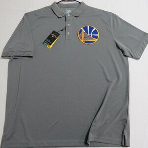 New 2XL WARRIORS Gray Callaway Men's db #21L Polo Shirt